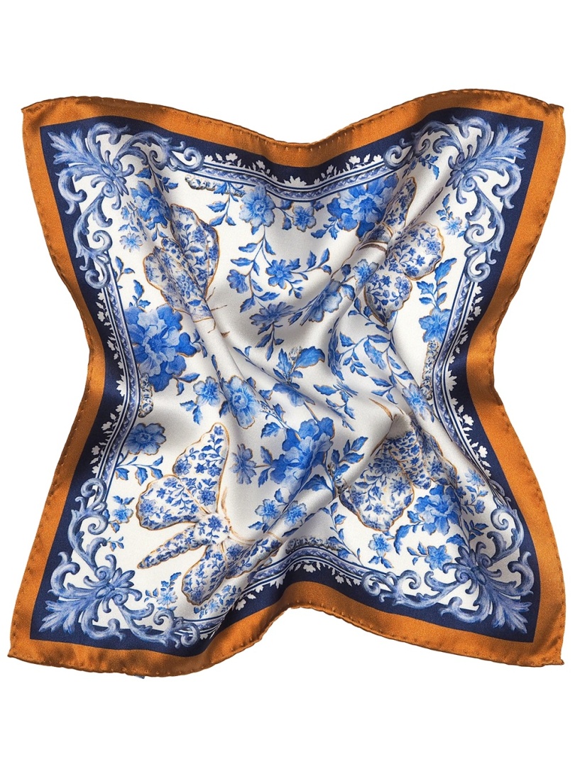 PJ-026 Poszetka Jedwabnik Kr�lewski 100% silk 30x30 cm